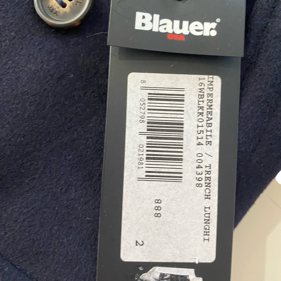 BLAUER USA boys or girls double breasted peacoat NWT - Picture 4 of 10